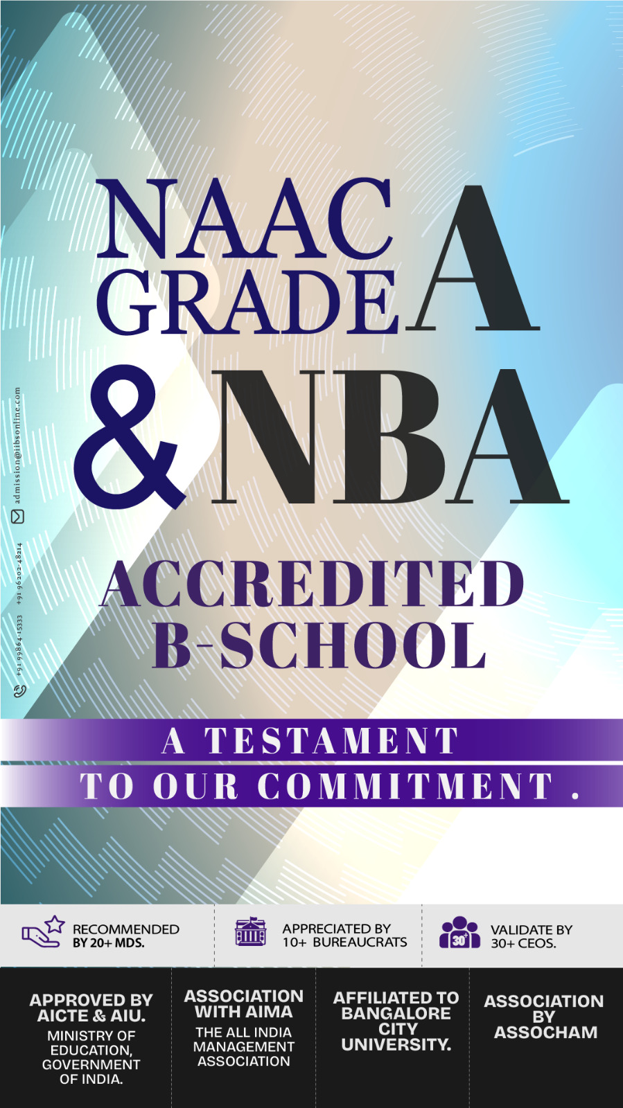 NAAC A Grade and NBA Accredited Business School Bangalore